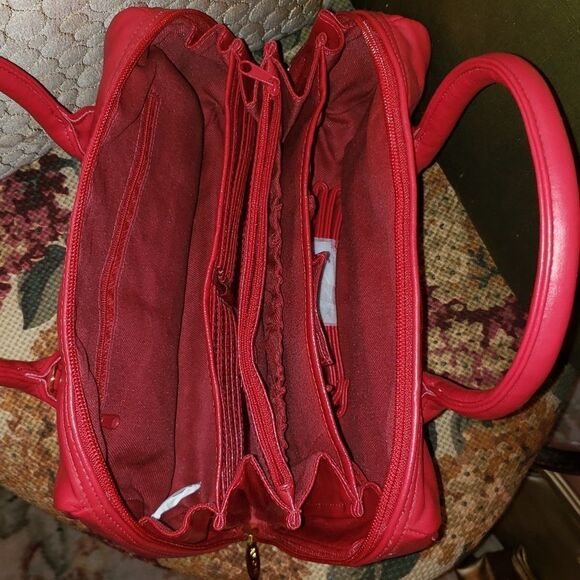 Avon Red Handbag with Shoulder Strap - Picture 3 of 16